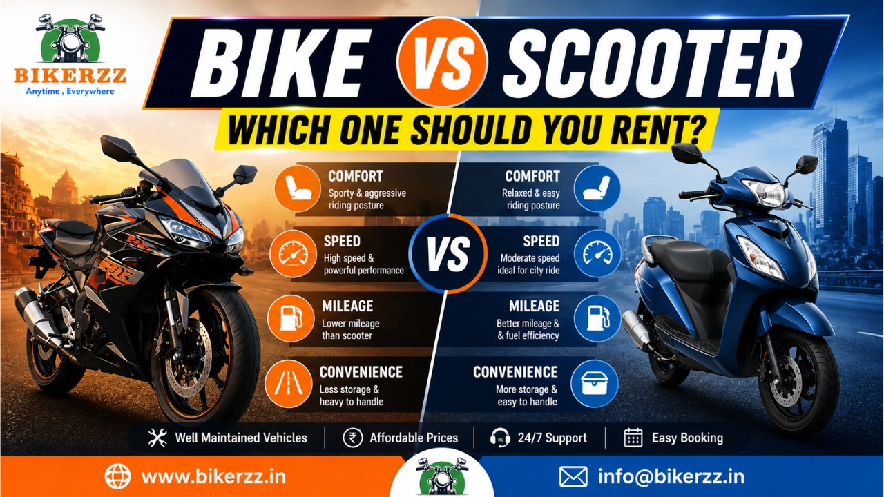 Which One Should You Rent – Bike or Scooter?