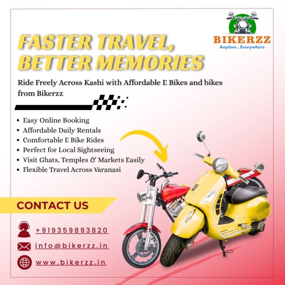 City Secrets through Bike rental in varanasi Near Hidden Ghats