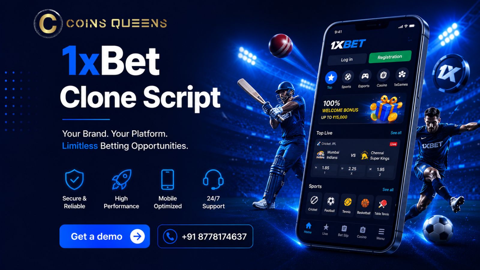 1xBet Clone Script Designed for Visionary Entrepreneurs