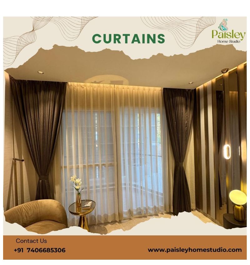Luxury & Custom Curtains in Bangalore | Paisley Home Studio