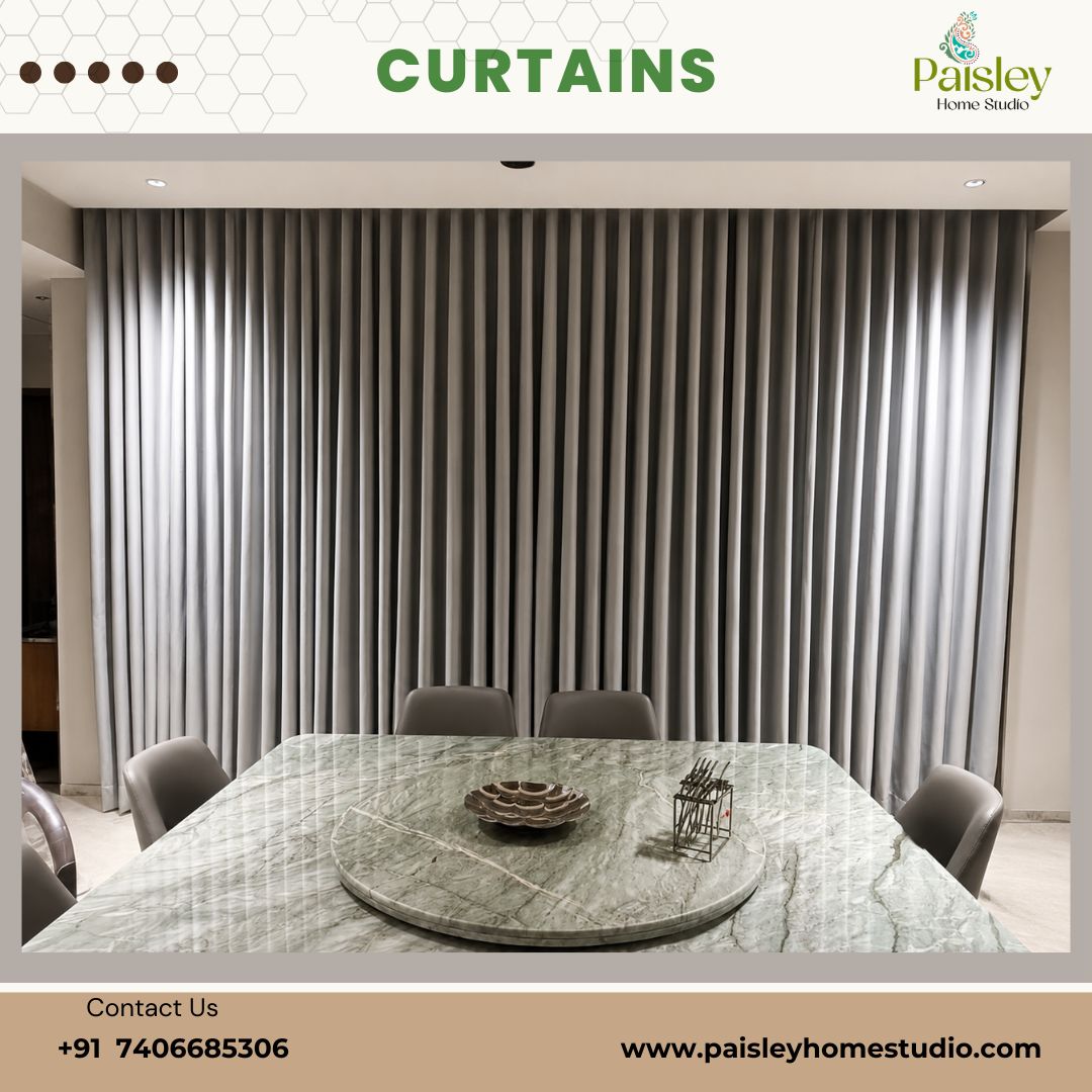 Luxury & Custom Curtains in Bangalore | Paisley Home Studio