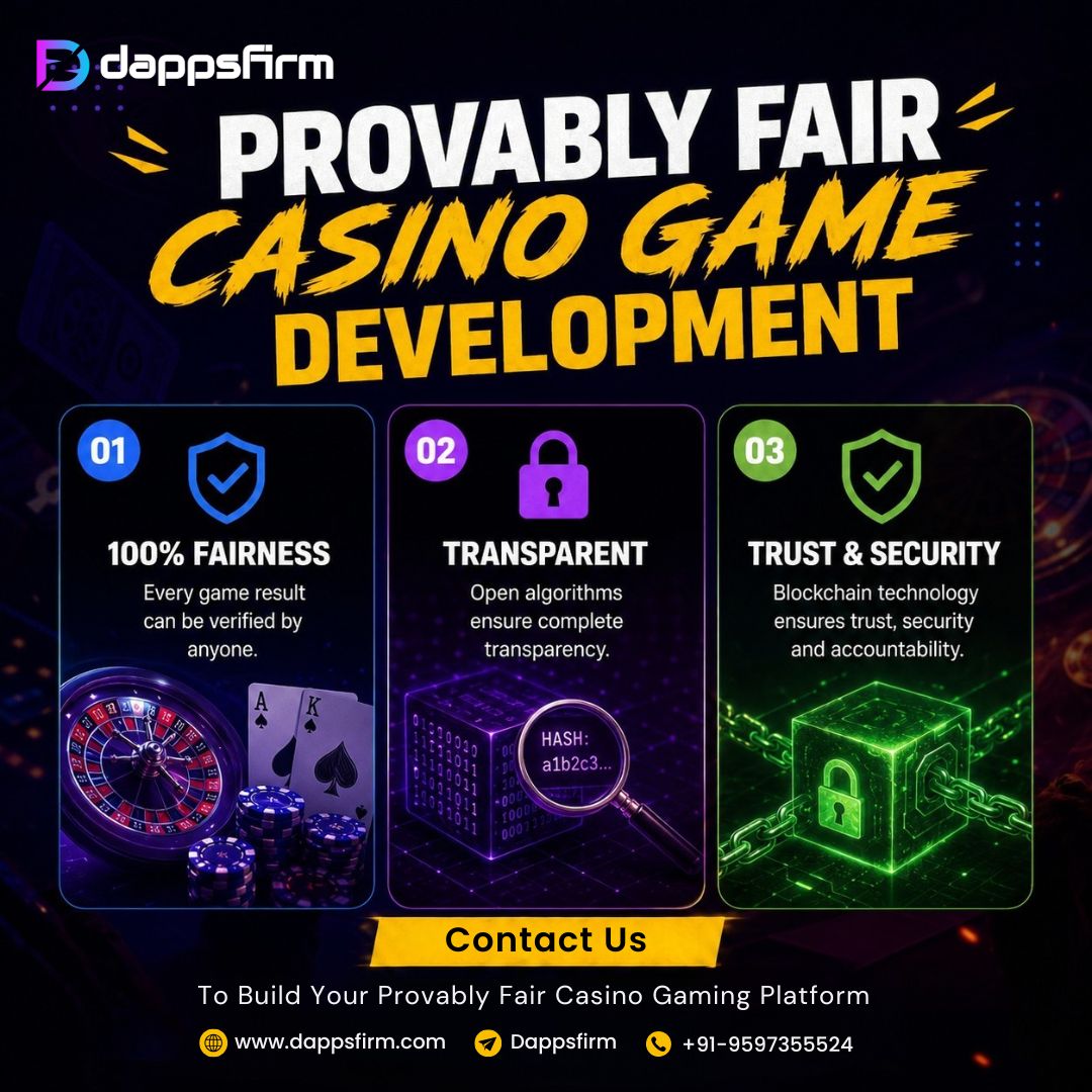 Build a Blockchain-Verified Casino with Provably Fair Game Suite Ready Now