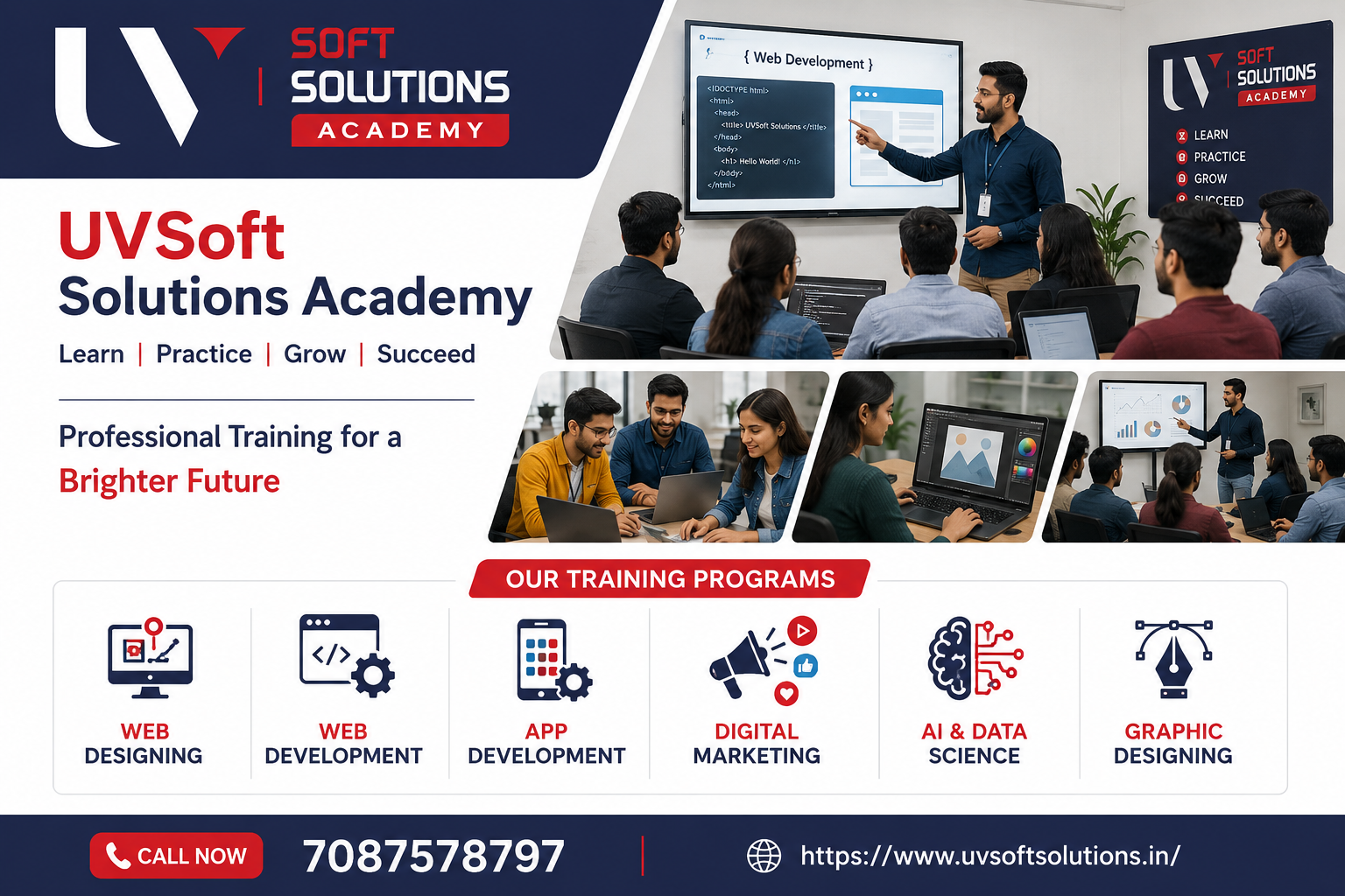 Best IT Training Institute in Mohali | UVSoft Solutions Academy