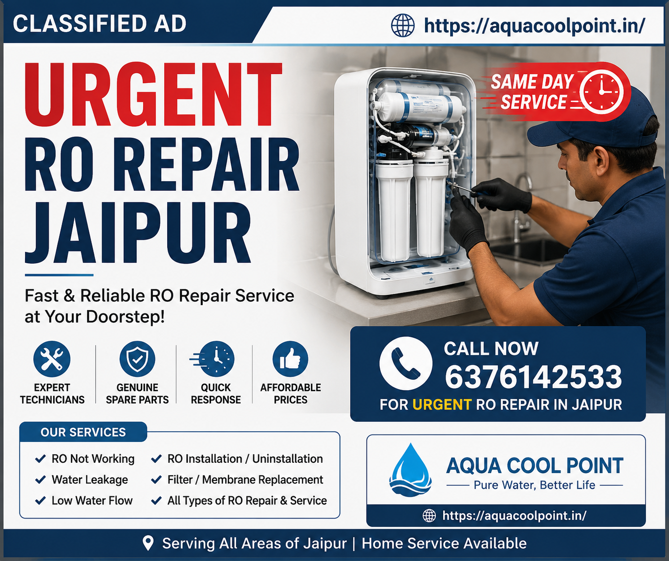 Best RO Water Purifier Repair Service in Jaipur – Complete Guide
