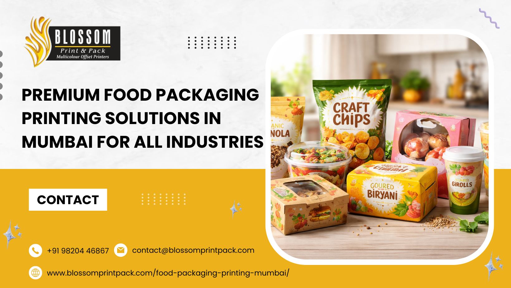 Premium Food Packaging Printing Solutions in Mumbai for All Industries