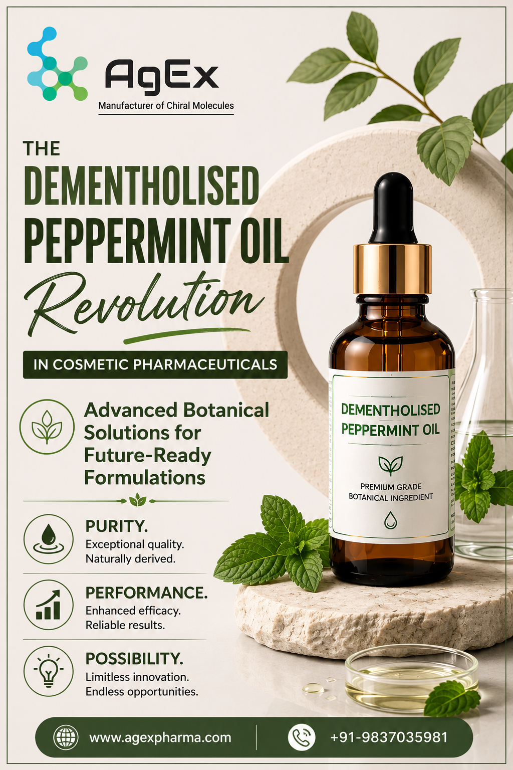 How a Dementholised Peppermint oil manufacturer in India Is Transforming Cosmetics