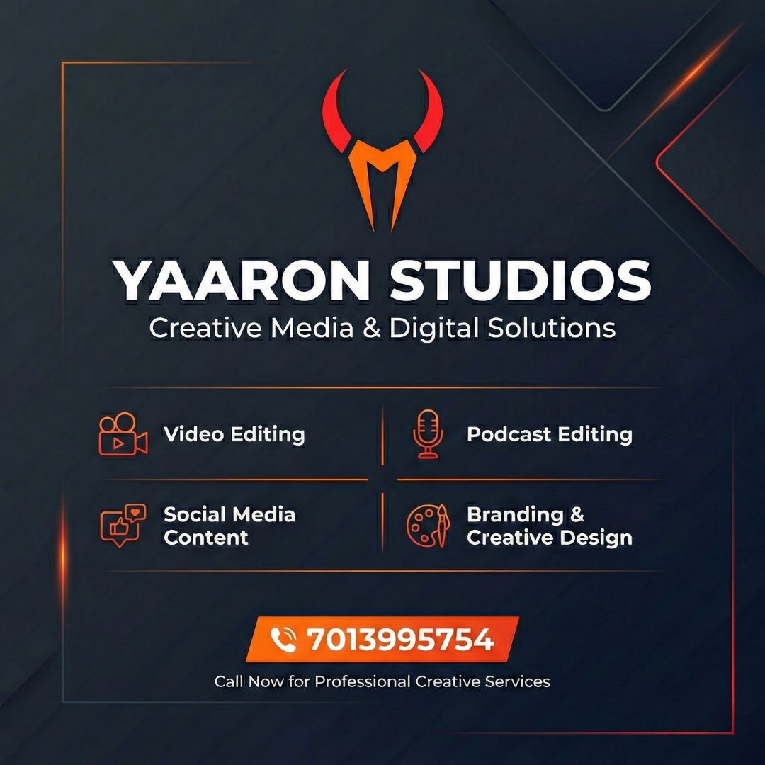 best video editing services in Hyderabad | Yaaron Studios