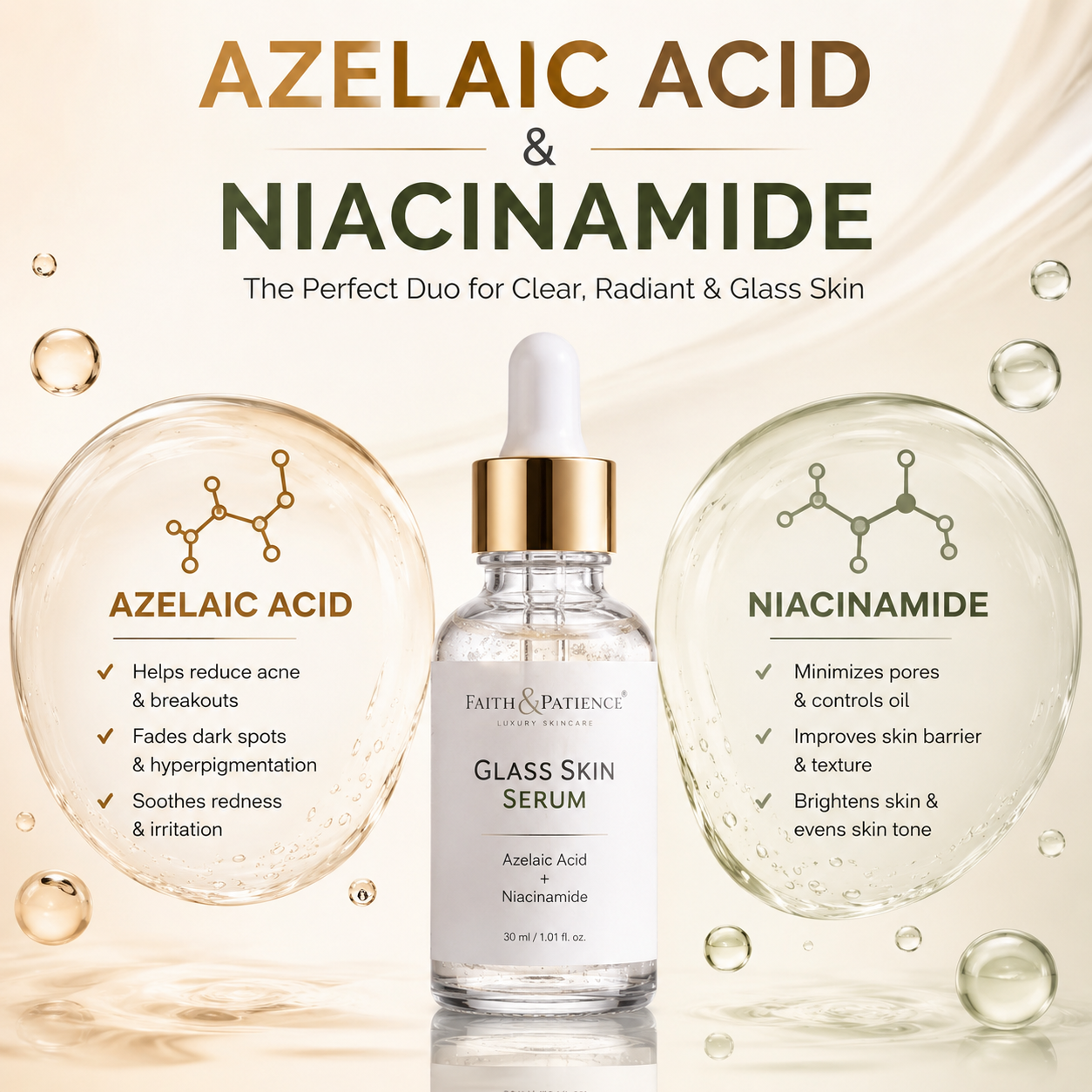 Best Niacinamide Serum for Acne-Prone Skin | Gentle Anti Acne Face Serum