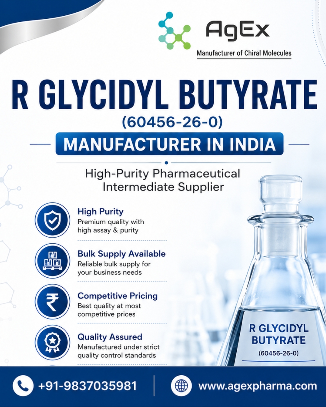 Trusted R Glycidyl Butyrate Manufacturer in India