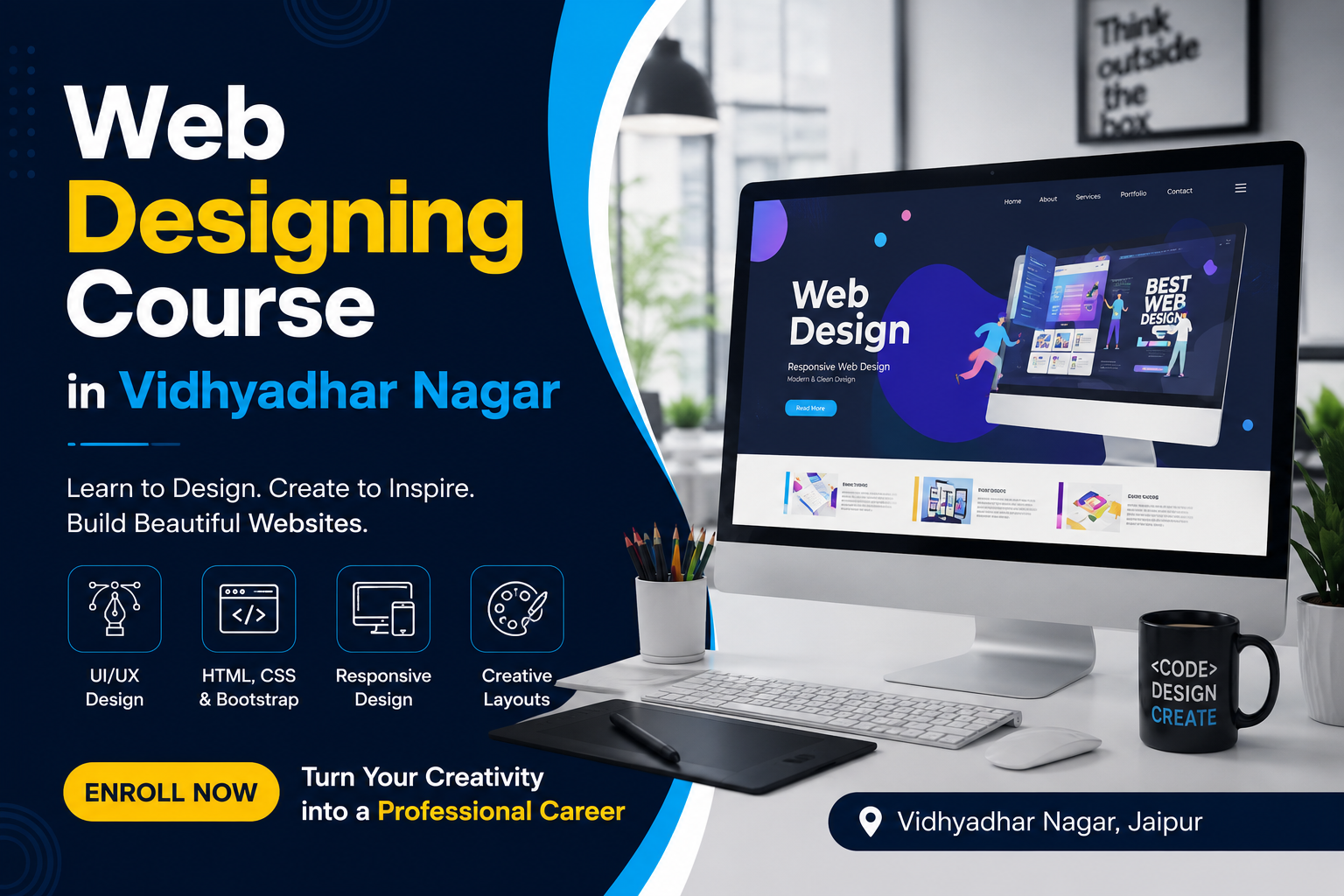 Web Designing Course in Vidhyadhar Nagar