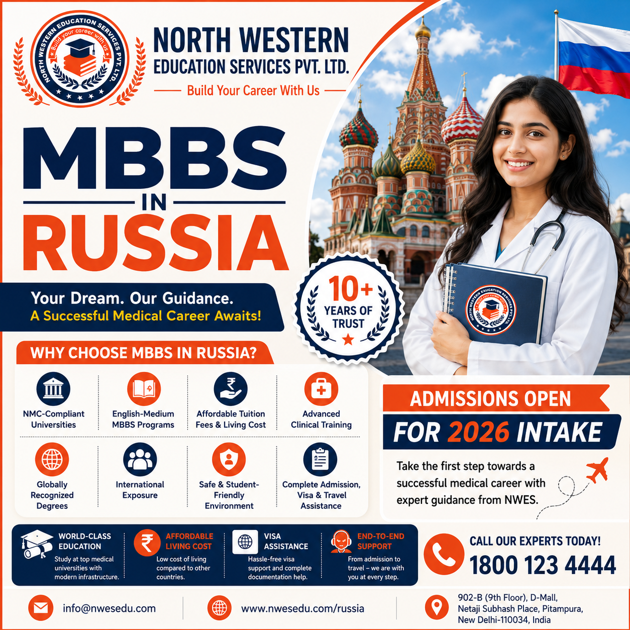🌟 MBBS in Russia – One Smart Decision, A Lifetime of Success!