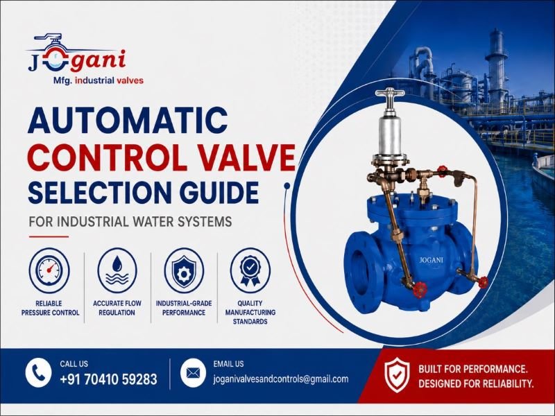 Automatic Control Valve Manufacturer | Jogani Valves