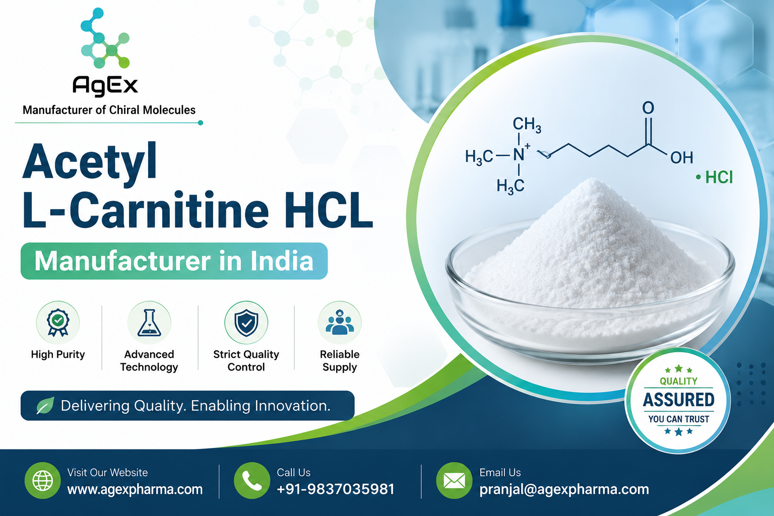 Curious How Acetyl L-Carnitine HCL Manufacturer in India Ensures 2026 Purity?