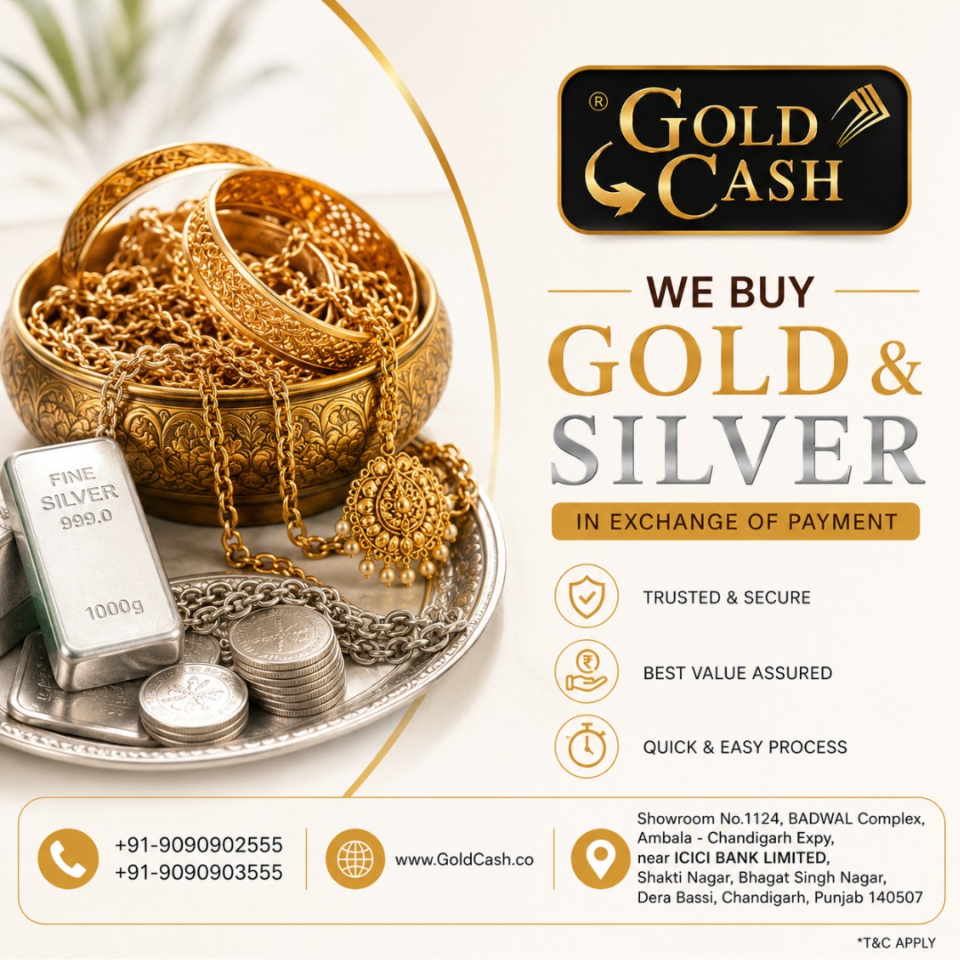 Best place to Sell Gold for instant payment in Chandigarh