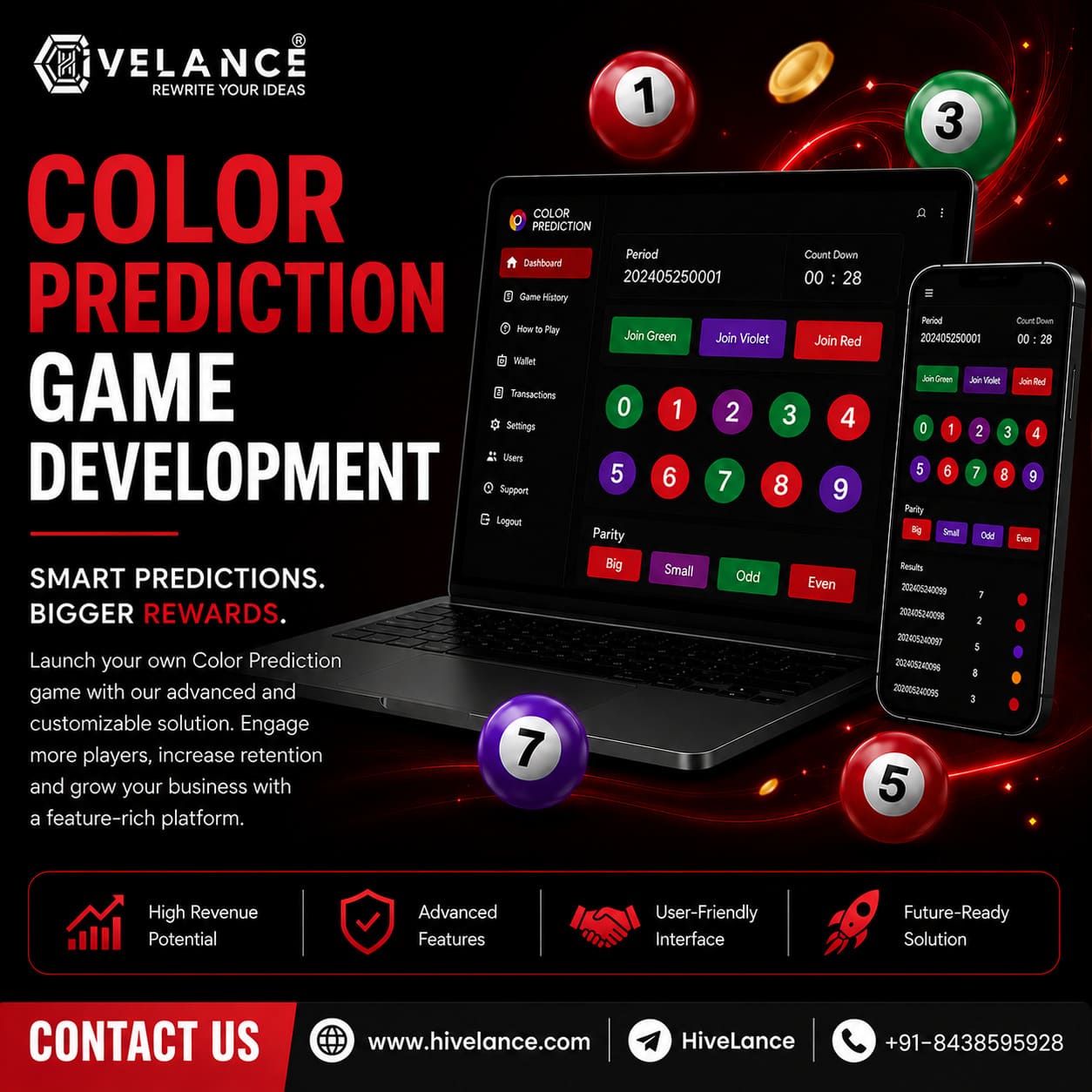 Buy Color Prediction Game Source Code Online