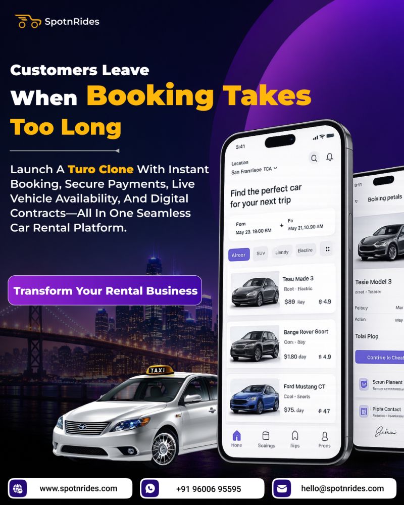 Turo Clone – Build a Profitable Car Rental Marketplace