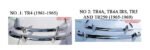 Triumph TR4, TR4A, TR4A IRS, TR5, TR250 (1965-1969) Bumper
