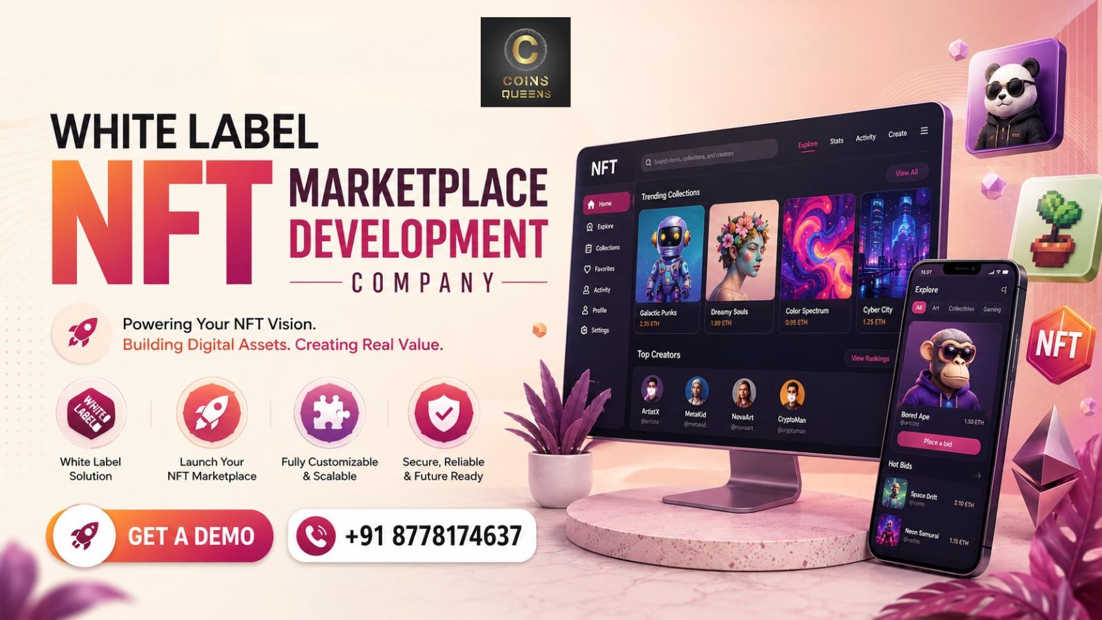 Enterprise NFT Success Starts with White Label NFT Marketplace Development Company