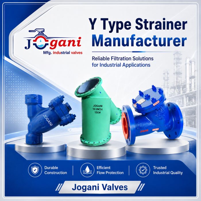 Y Type Strainer Manufacturer | Jogani Valves