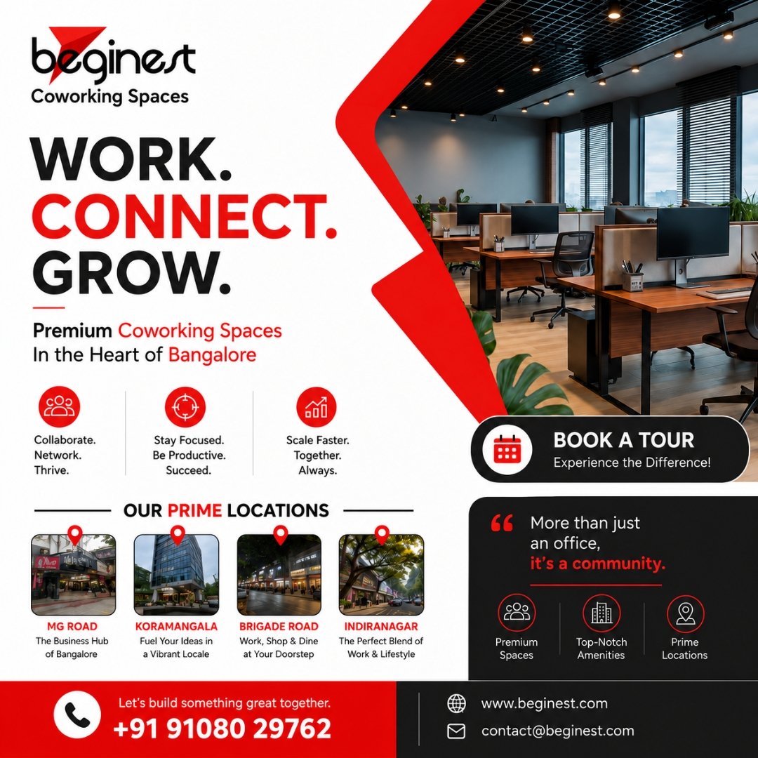 Coworking Spaces in Jayanagar – Premium Managed Office Space in Bangalore