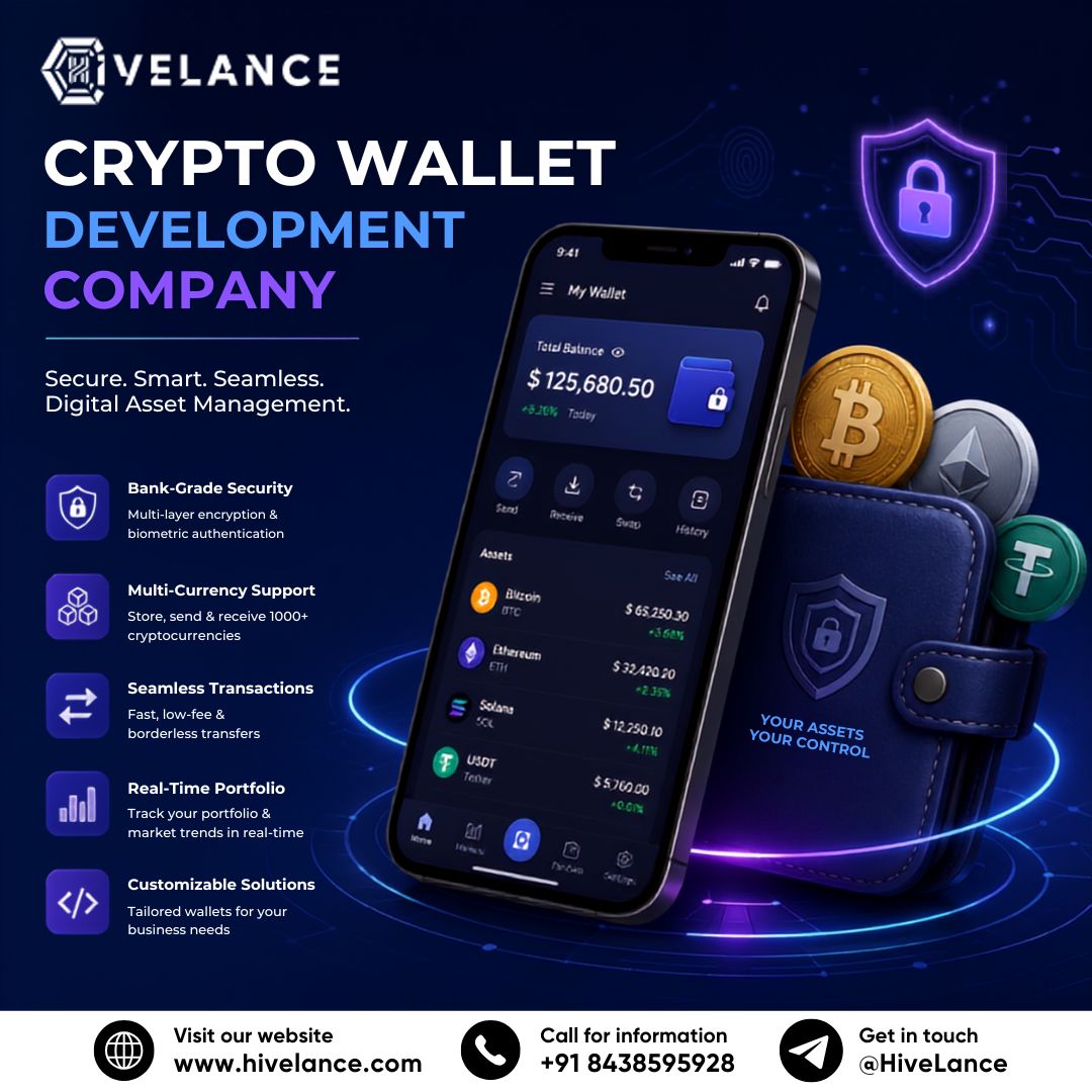 The Future of Digital Finance Starts with a Reliable Crypto Wallet Development Solution