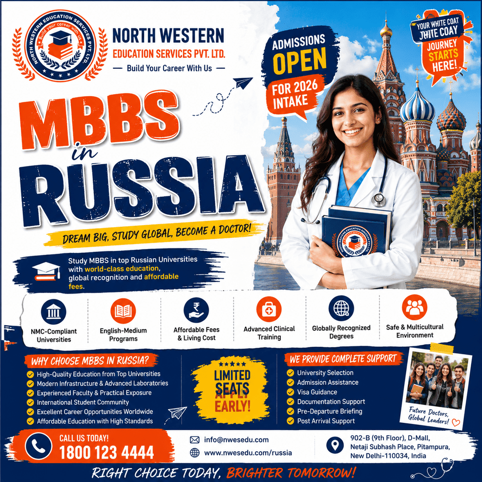 🔥🩺 Why Chase Seats When You Can Chase Dreams? MBBS in Russia Awaits!