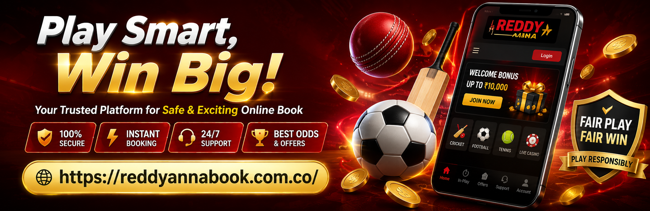 Why Sports Fans Prefer Reddy Anna Book for Online Gaming & Live Action