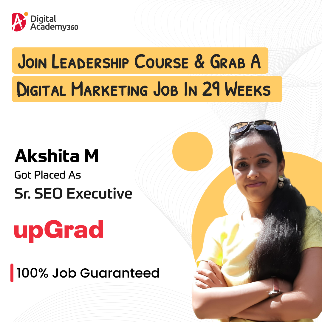 Digital Marketing Courses in Bangalore With 100% Placement – Digital Academy 360