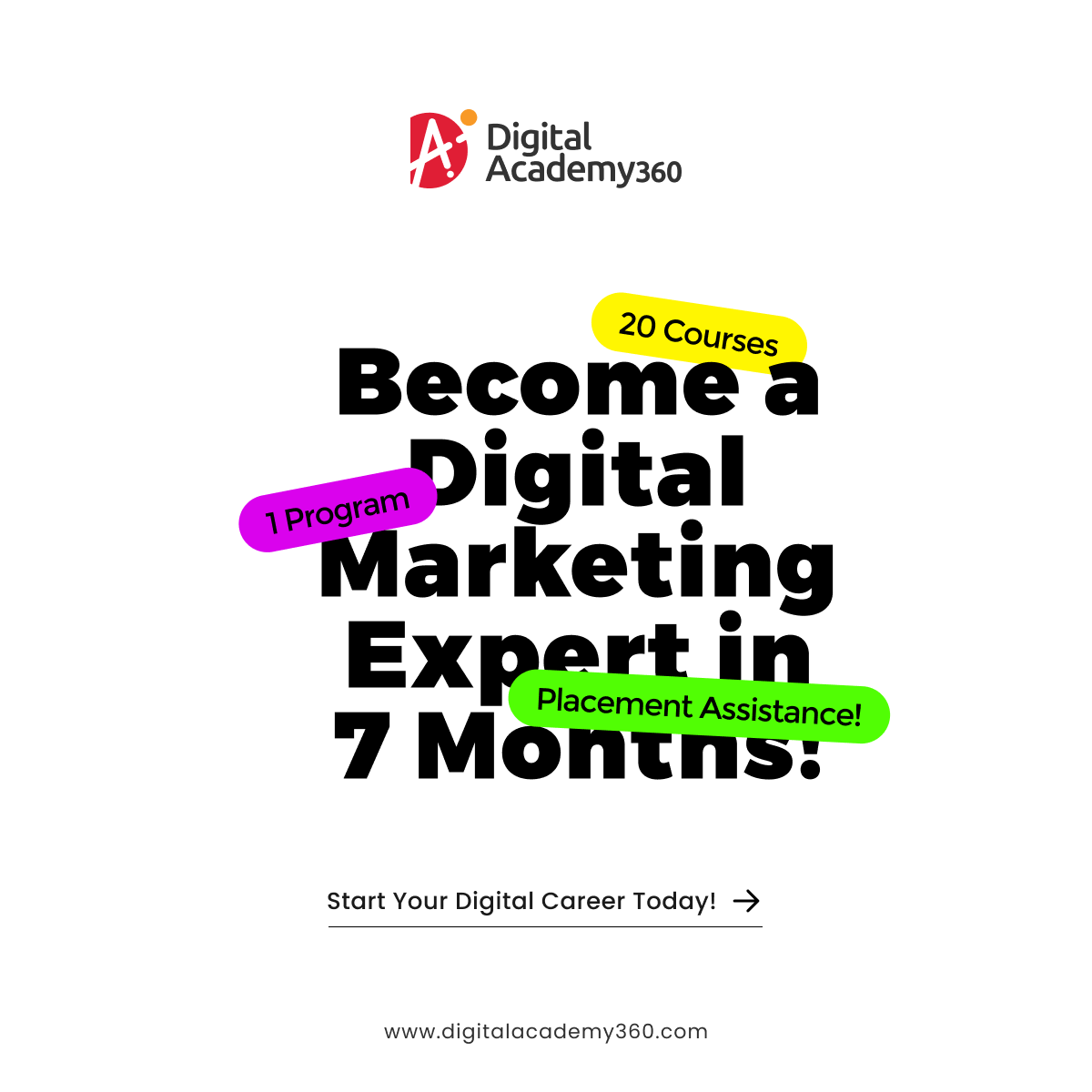 Digital Marketing Courses in Bangalore With 100% Placement – Digital Academy 360