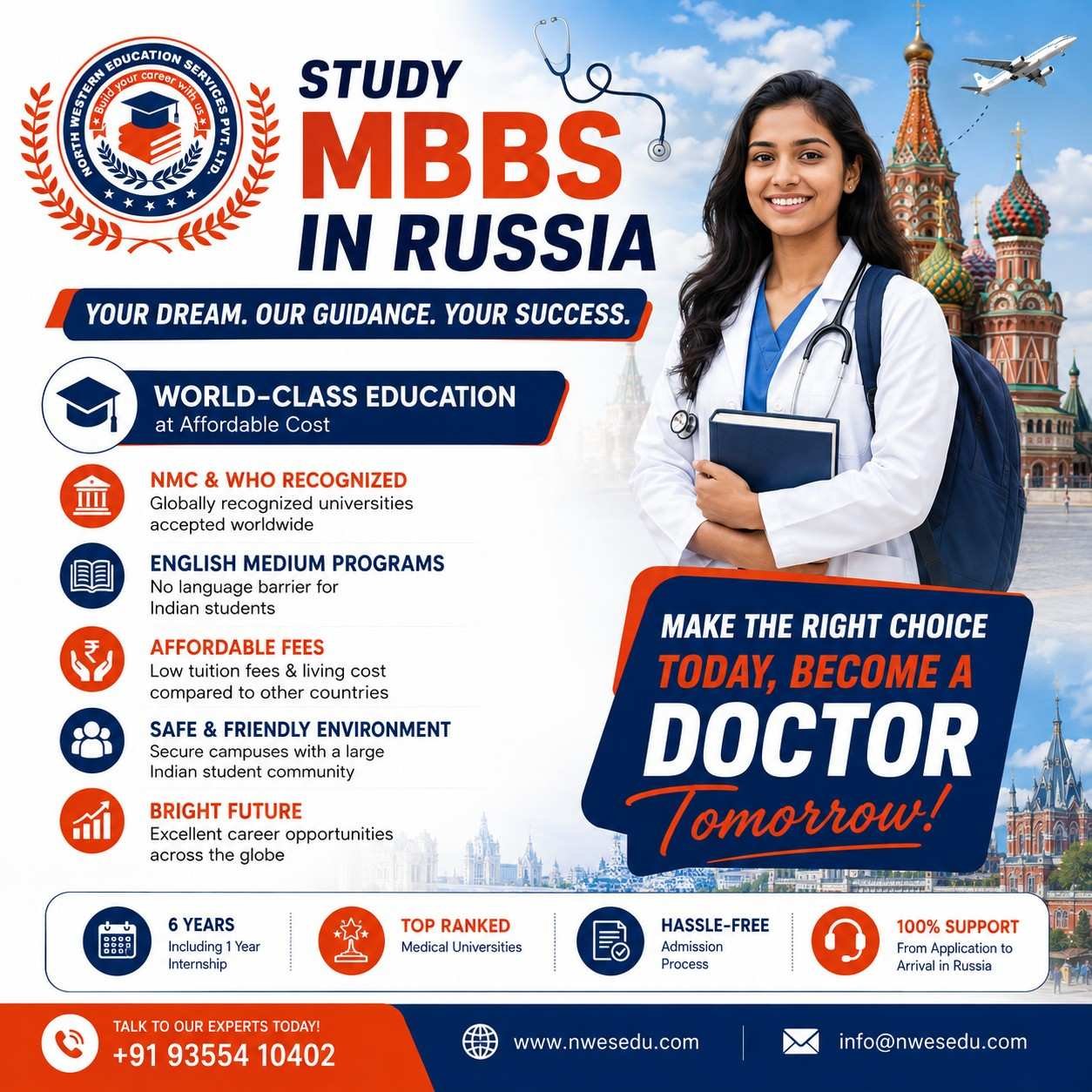 🇷🇺🩺 Dream MBBS. Global Future. Start in Russia!
