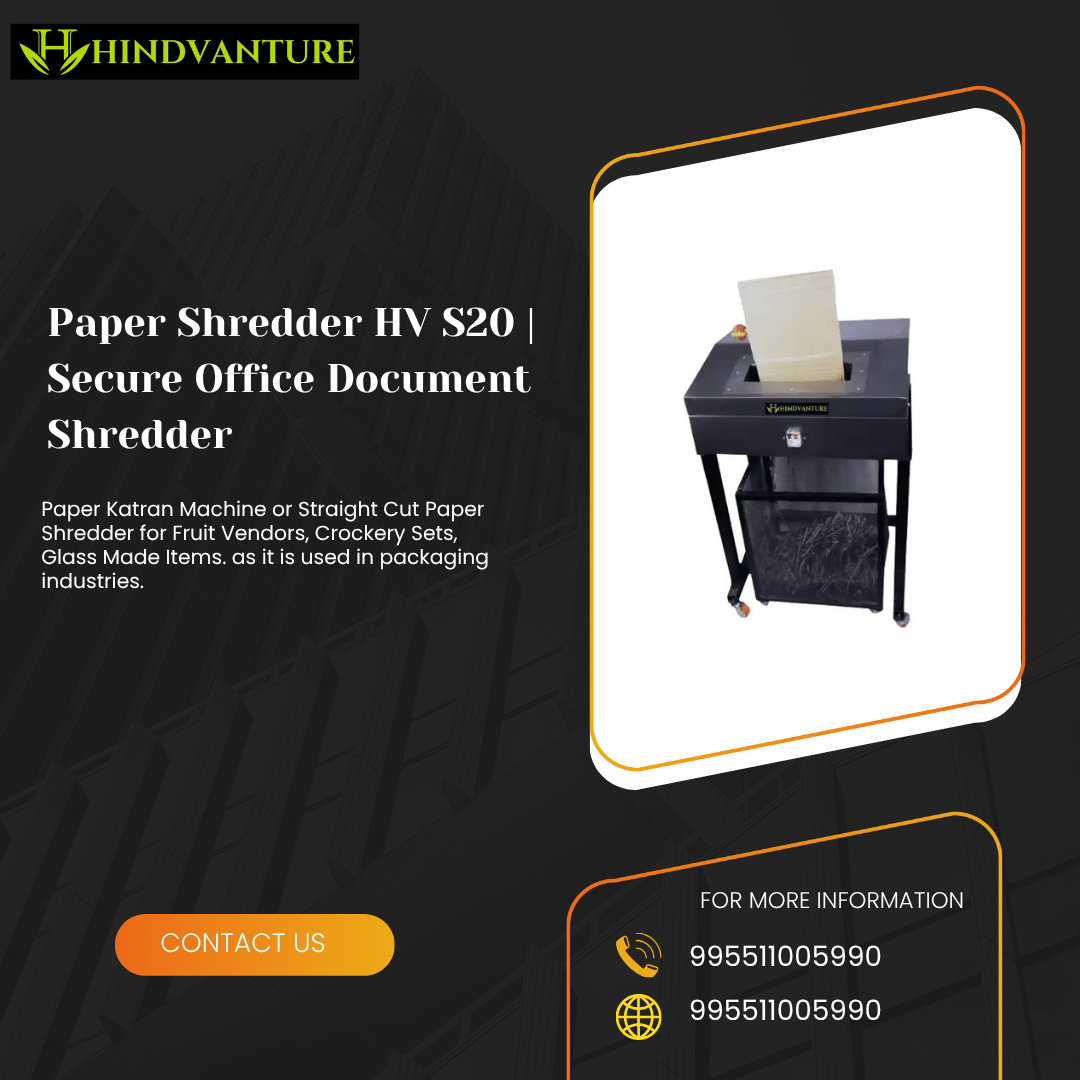 Paper Shredder HV S20 | Secure Office Document Shredder