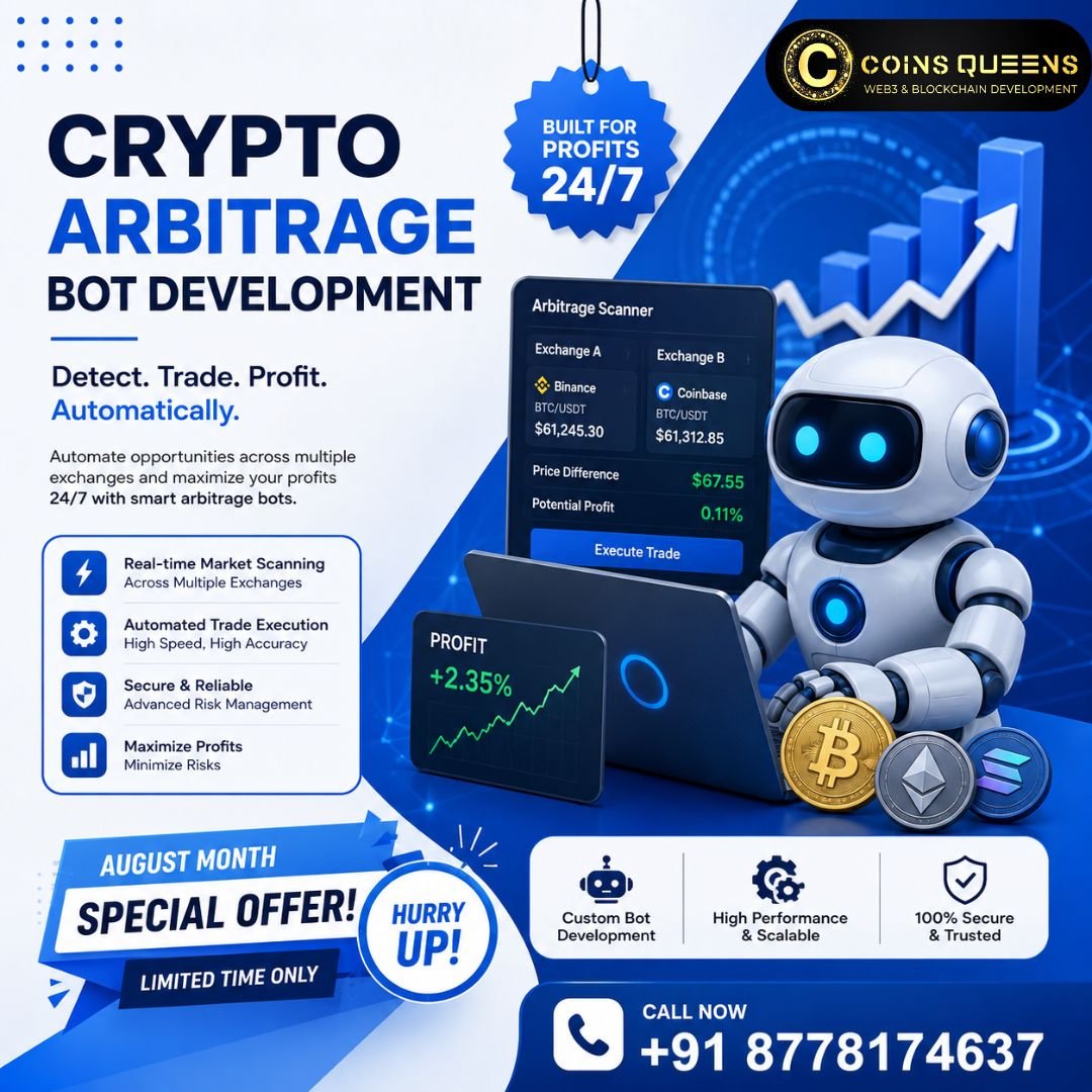 Crypto Arbitrage Bot Development | August Special Offer