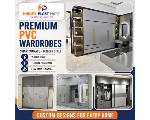 Custom PVC Wardrobes in Ahmedabad | Maruti Plast