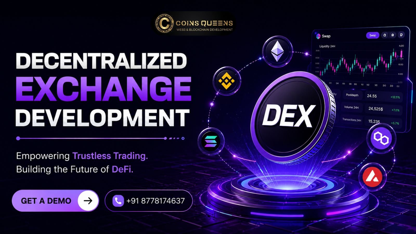 Decentralized Exchange Development Company Driving Next-Generation DeFi Innovation