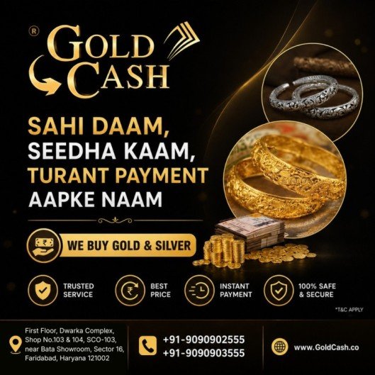 Gold Cash Limited – Trusted Gold Buyer, Faridabad