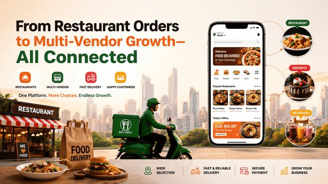 From Restaurant Orders to Multi-Vendor Growth—All Connected