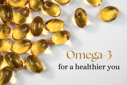 Omega 3 Capsules for Heart, Brain and Eye Wellness