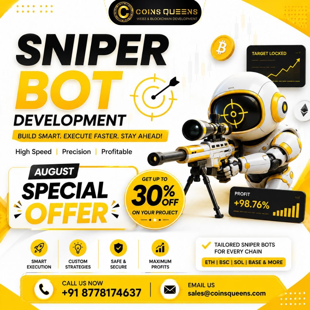 Sniper Bot Development Services – August Special Offer