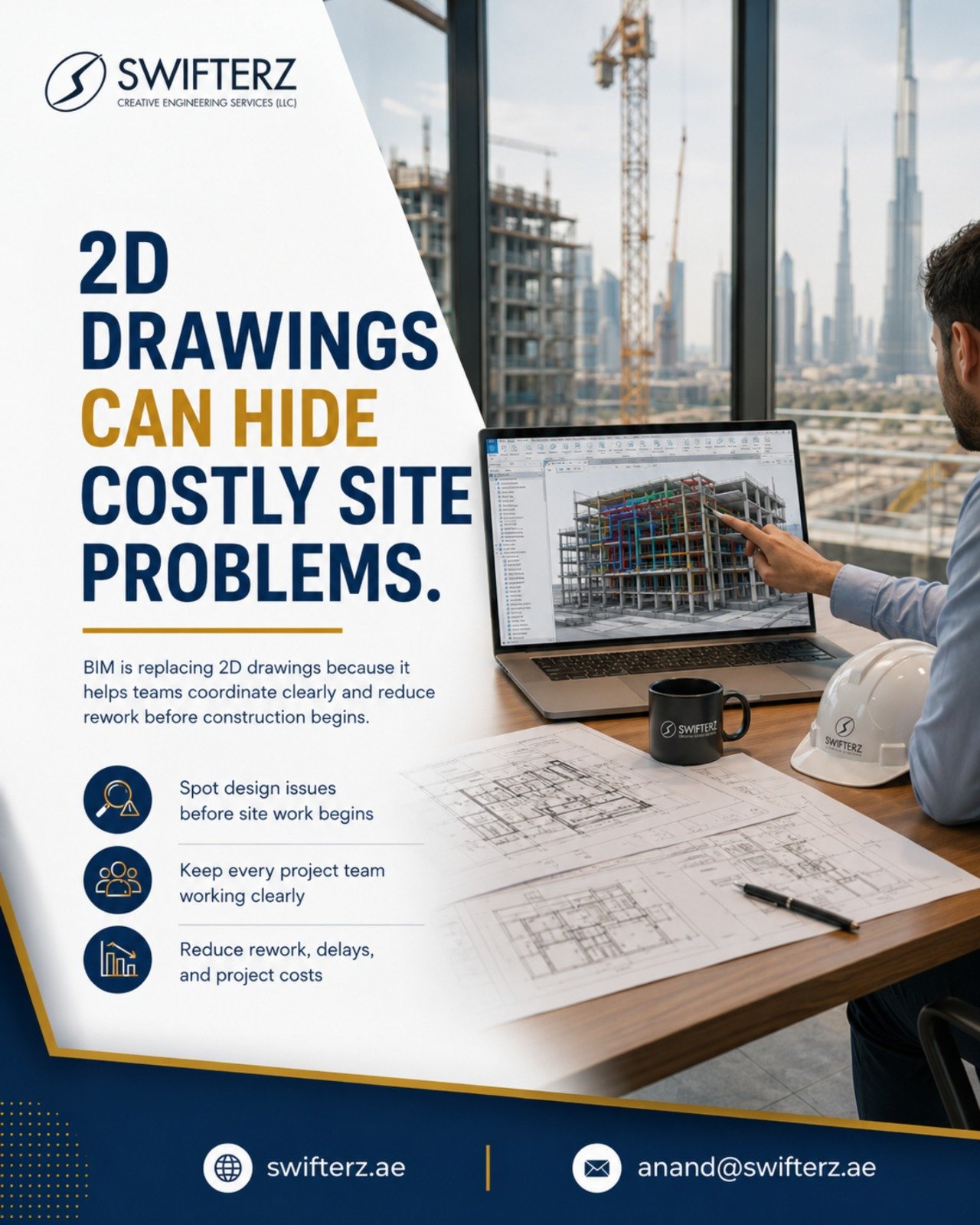 BIM Model India Services | Swifterz – Revit, MEP & 3D BIM Modeling