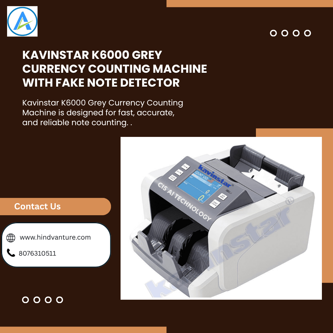 Kavinstar K6000 Grey Currency Counting Machine Review