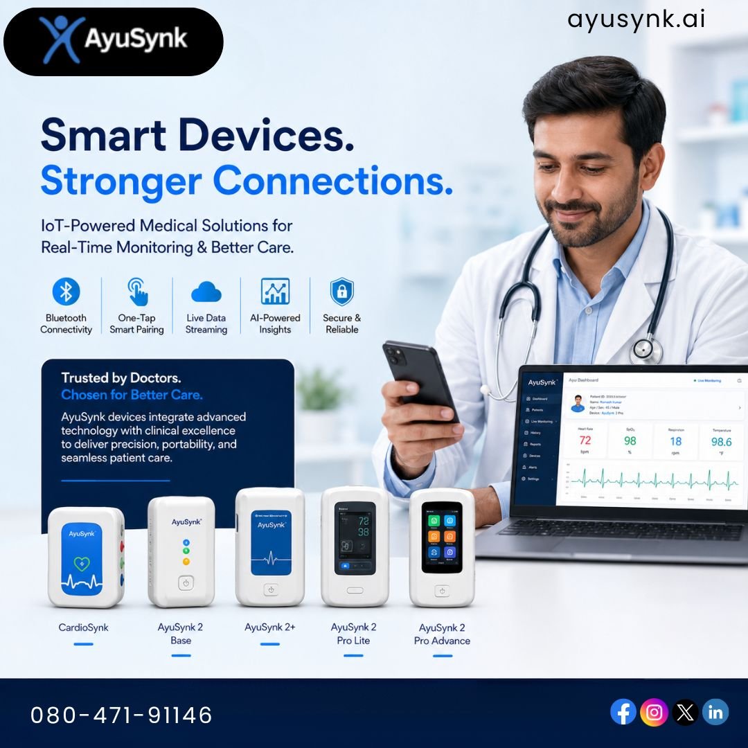 Stethoscope with Digital Display – AyuSynk AI, Bangalore
