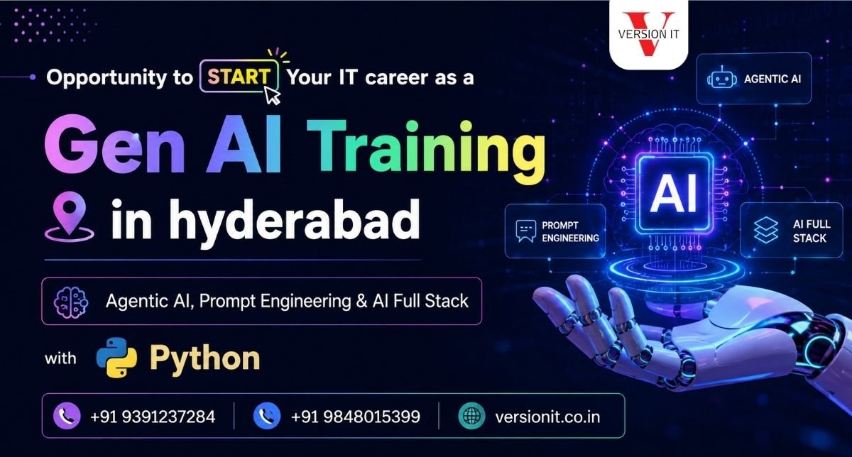 Gen AI Training in Hyderabad | Generative AI & Python Course