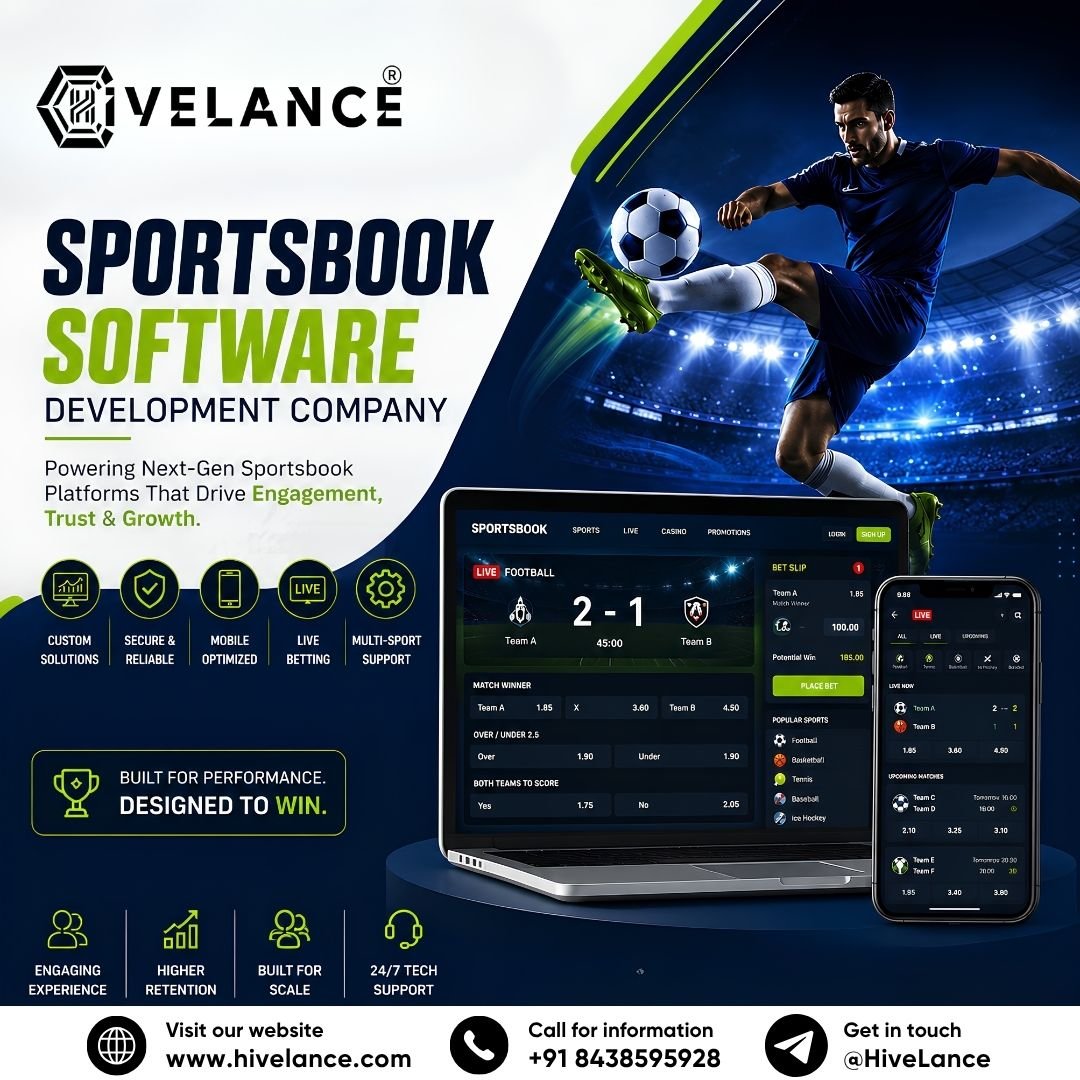 Sportsbook Software Development Company for Scalable and High-Performance Betting Platforms