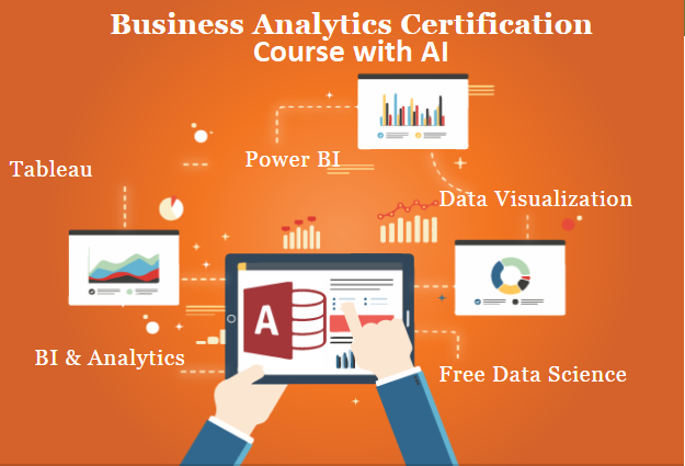 Business Analytics Certification in Delhi, Learn Excel, VBA, SQL, Power BI & Tableau with Free Alteryx, Prompt Engineering & Gen AI Skills along with IBM Certification Support, Business Intelligence Learning by SLA Consultants India