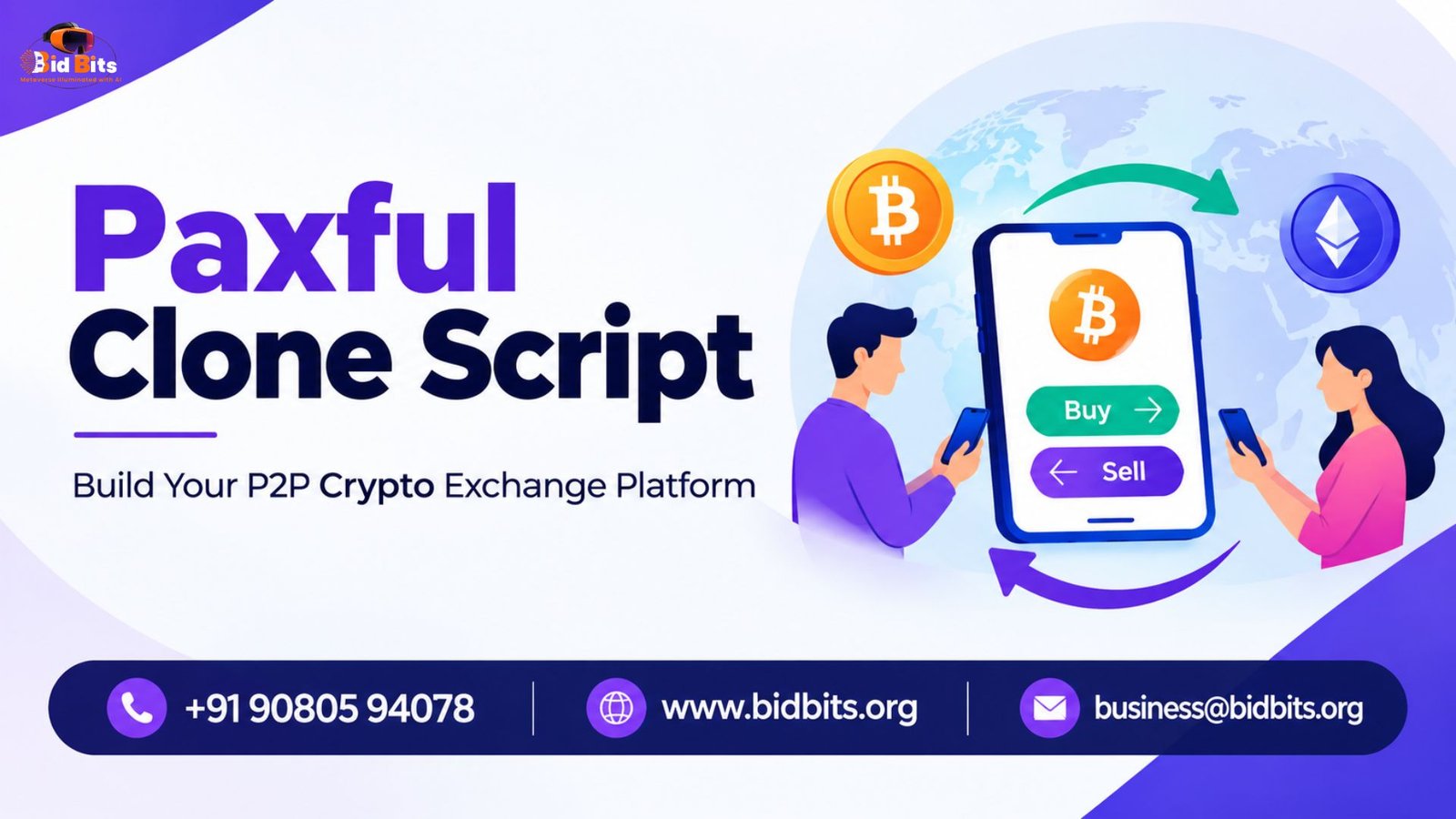 Custom Paxful Clone Script with P2P Trading
