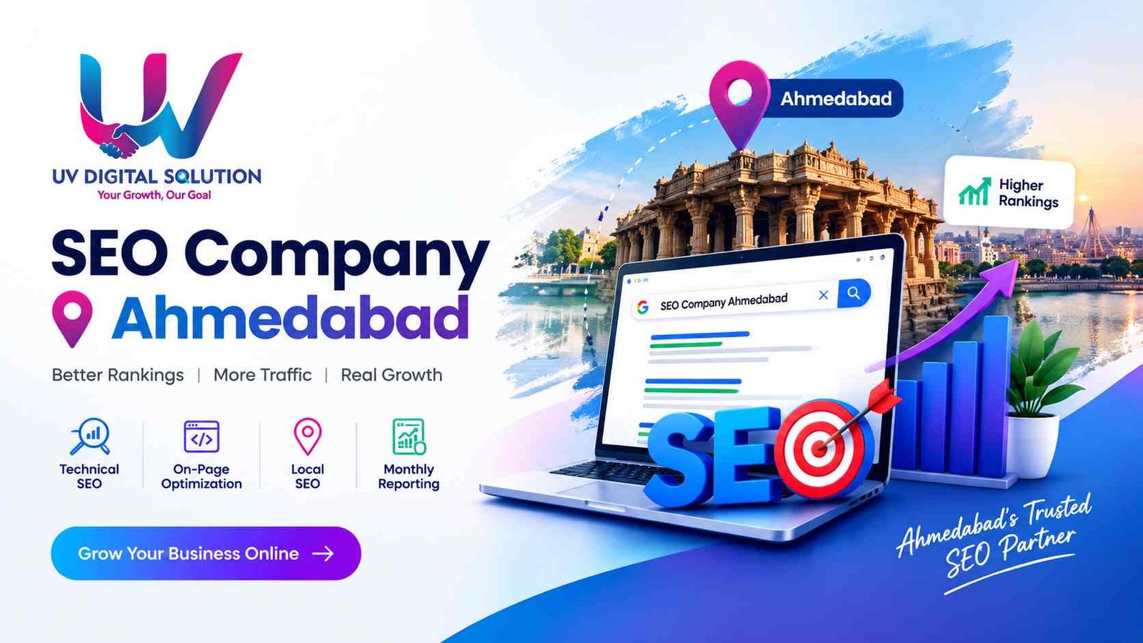 SEO Company in Ahmedabad | UV Digital Solution