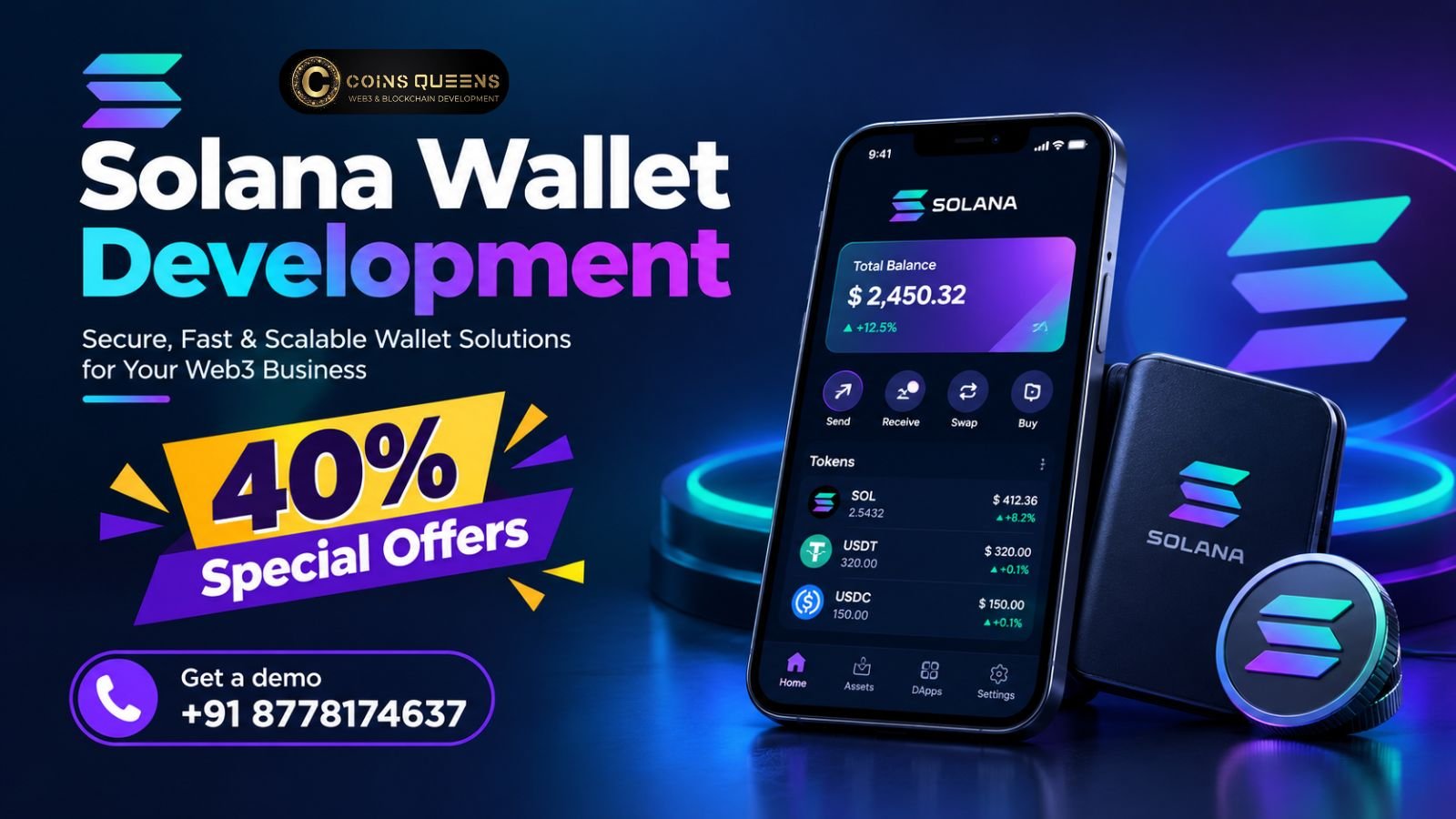 Modernize Digital Asset Access with Solana Wallet Development