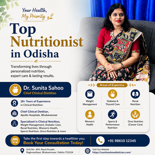 Top Nutritionist in Odisha -Dr Sunita Sahoo
