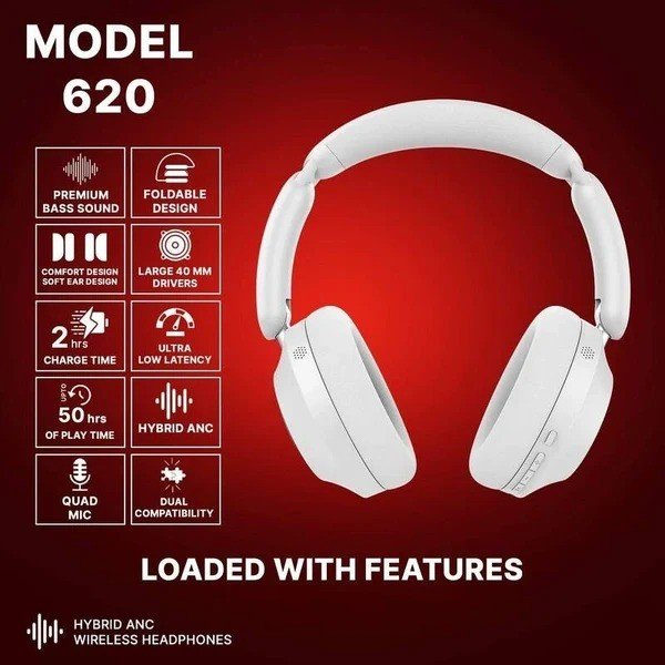Kyptec LifeStyle® 610 Hybrid ANC Earbuds for Powerful Music, Voice Clarity & Wireless Convenience