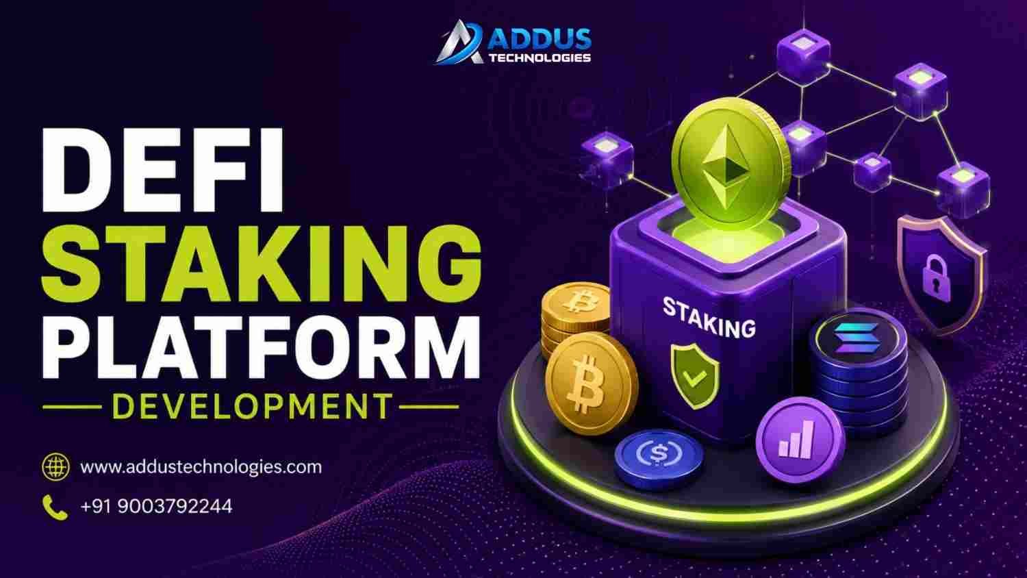 Leading DeFi Staking Platform Development for Decentralized Finance Growth
